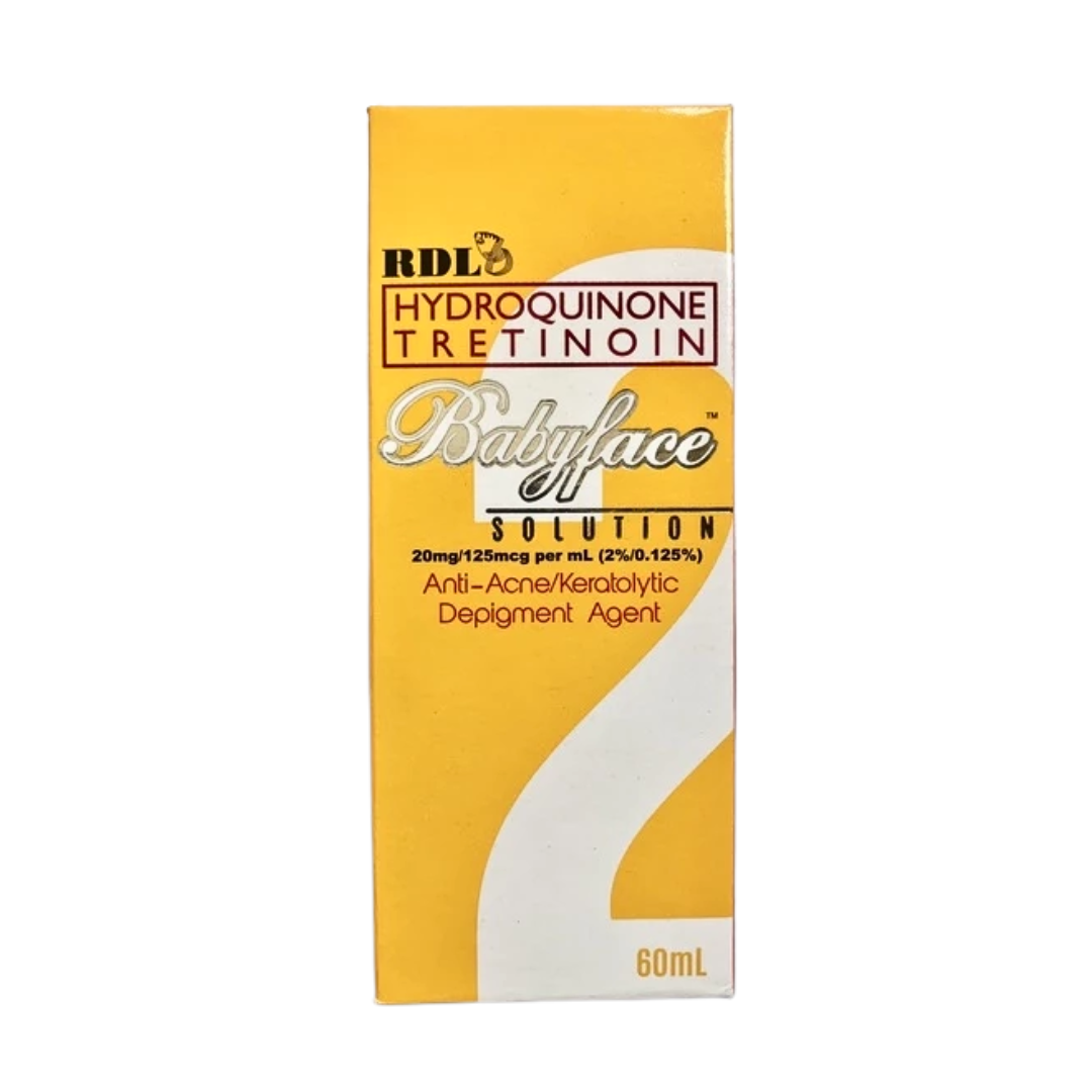 RDL Hydroquinone Tretinoin Baby Face Solution No. 2 60ml RDL Hydroquinone Tretinoin Baby Face Solution No. 2 60ml